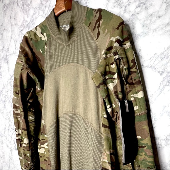 ⭐️ Massif Men’s Army OCP Flame Resistant Combat Shirt Size Medium - Picture 4 of 16